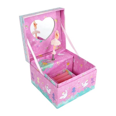 Schmuckkästchen mit tanzender Ballerina zur Musik 15cm