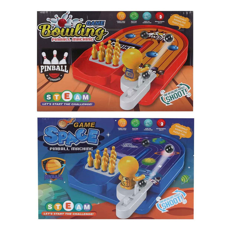 Flipper-Bowlingspiel 19x13x3,5cm