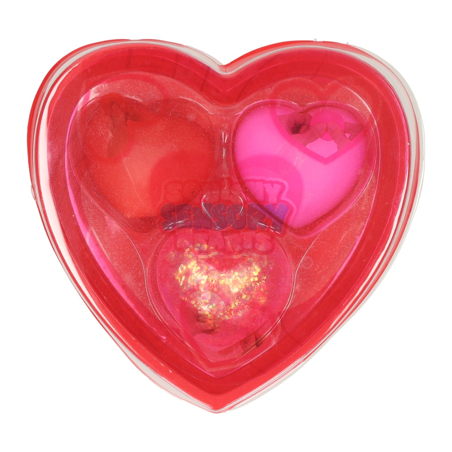 Squishy Sinnesherzen 4cm - 3St.