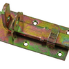 Mack 1069124 - Vorhängeschlossschieber hellgelb verzinkt 120 mm | 5 Stück