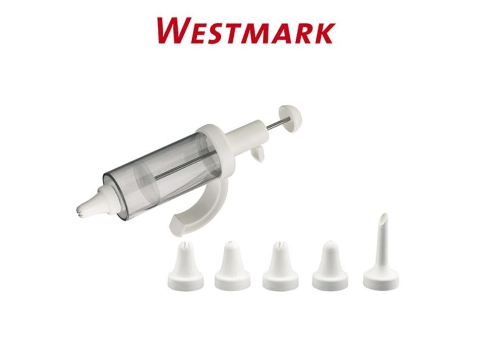 Westmark-Garnierspritze 180 ml 6-teiliger