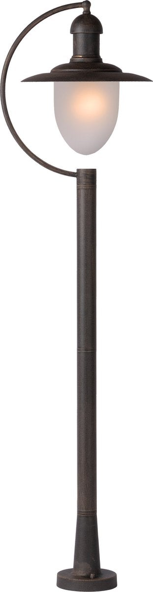 Lucide Aruba - Laternenpfahl - ø 25 cm - 1xE27 - IP44 - Rostbraun