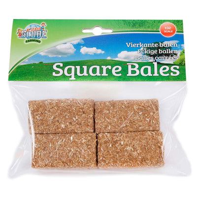 Kinder Globe Globe Rechteckige Strohballen 1:32, 4st.