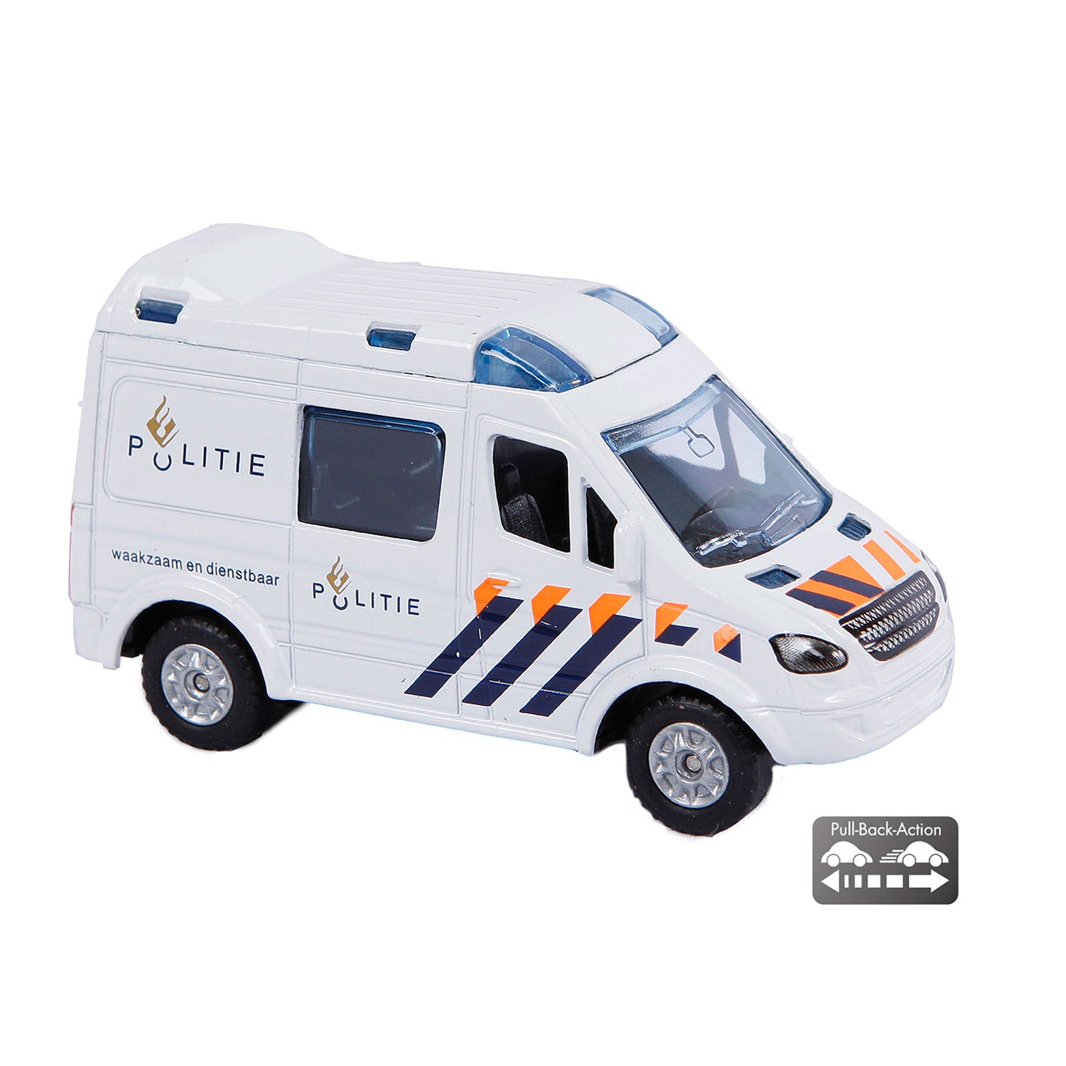 Kids Globe sterbe Polizeiauto NL, 8cm