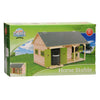 Kids Globe Globe Horse Stall mit 2 Kisten und Aufbewahrung 1:32