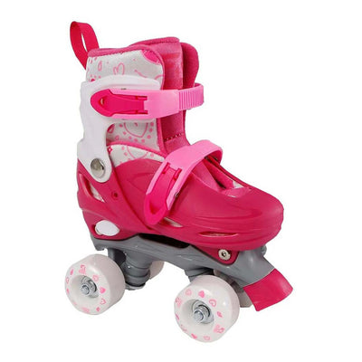 Street Rider Roller Skates Pink Verstellbar, Größe 31-34