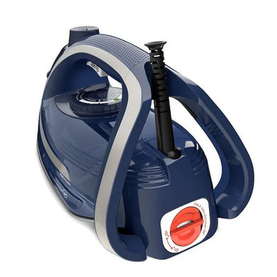 Tefal FV6830 Ultragliss Anti-Calc Plus Dampfbügeleisen Blau Silber