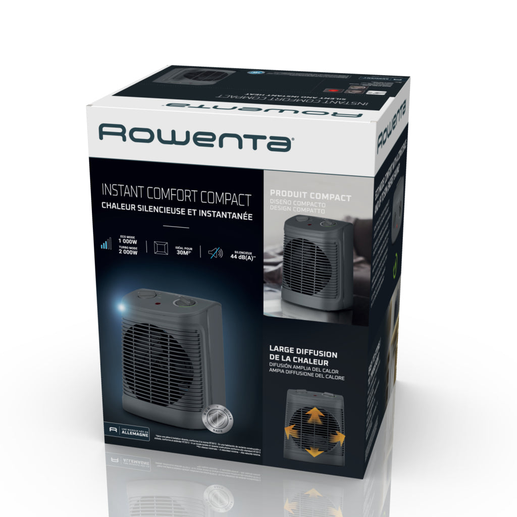 Rowenta Rowenta SO2321 Lüfterheizung 1800W Grau