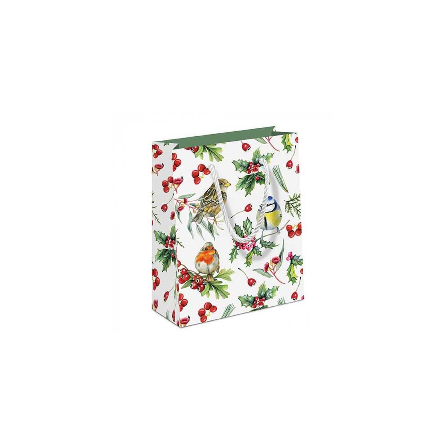 Ambiente Geschenktüte Vögel im Winter