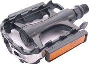 Edge Pedalsatz MTB Low Profile mit polierter Seite Aluminium schwarz - afbeelding 2