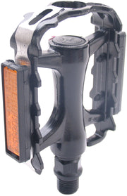 Edge Pedalsatz MTB Low Profile mit polierter Seite Aluminium schwarz - afbeelding 3