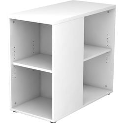 Bach-Schreibtisch-Hochschrank mit Schubladen, weiß, 40 x 80 x 72 cm