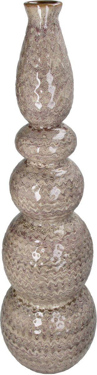 HD Collection Vase Steingut Sand 17x17x61cm