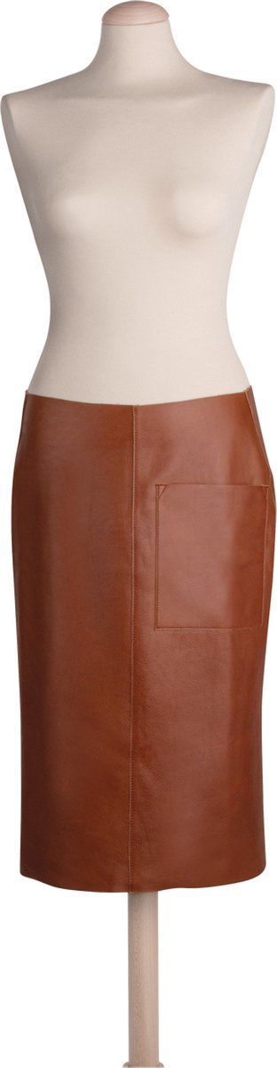 Boretti - Anna Damenschürze - Leder - Größe L XL - 100 % italienisches Leder