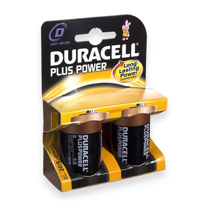 Duracell Plus-Batterien R20 D 1,5 V