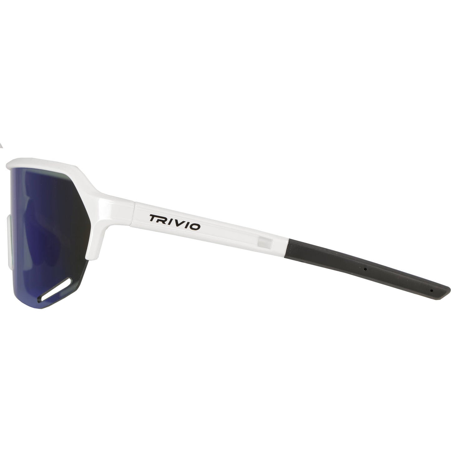 Trivio - Fahrradbrille Hyperion White Revo Green mit extra transparenter Linse