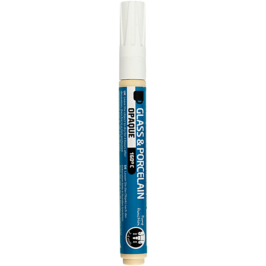Kreativfirma Glasen Porzellan Start -Covering White