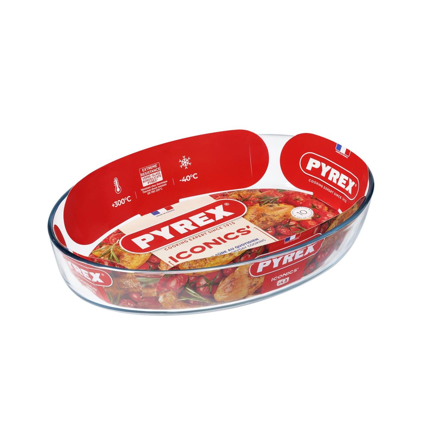 Pyrex-Auflaufform oval 3l 35x24cm
