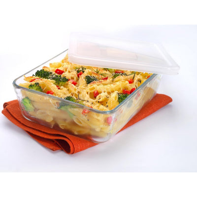 Pyrex Cook Freeze Backform 19 x 14 cm mit Klammerdeckel