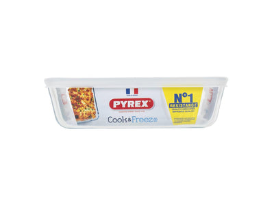 Pyrex Pyrex Cook- und Gefrierglasreinigungsskala mit Deckel 1,5L