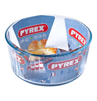 Pyrex-Soufflé-Glas, 21 cm