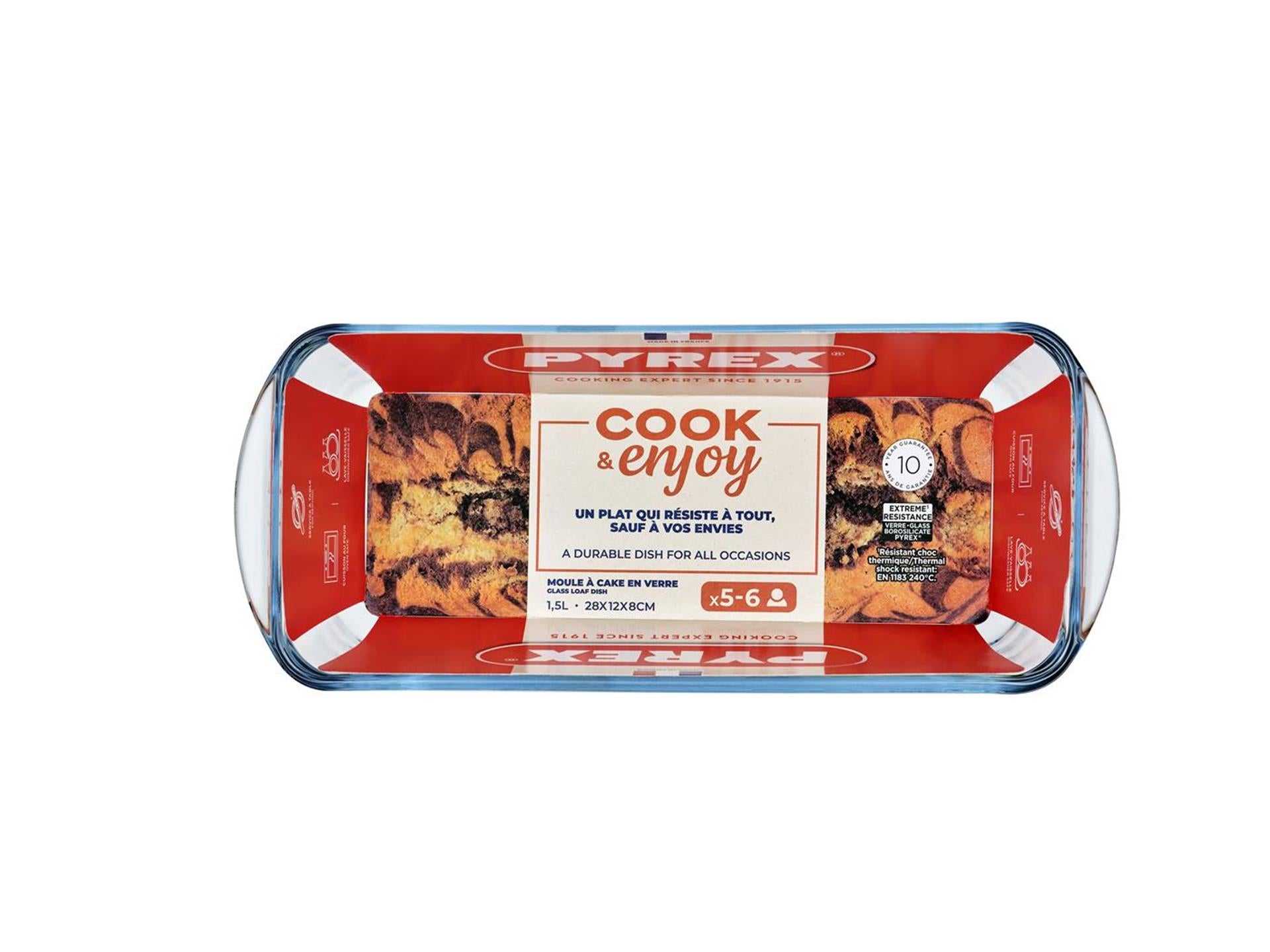 Pyrex-Kuchenform 28 cm 1,5 l Glas