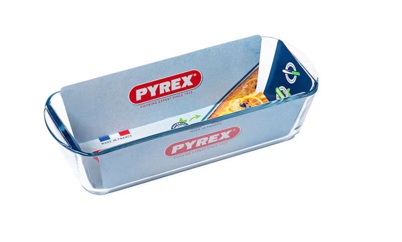Pyrex-Kuchenform aus Glas, 30 x 11 cm