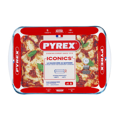 Pyrex-Auflaufform 40x27 cm 3,7l Glas