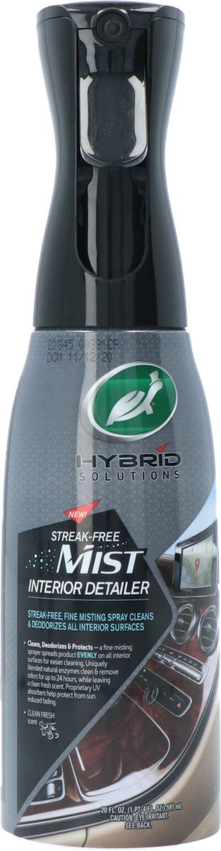 Turtle Wax Hybrid Solutions Interior Detailer – Innenreiniger – einzigartiges Dosiersystem – verteilt sich gleichmäßig – reinigt, neutralisiert Gerüche und schützt – bis zu 24 Stunden – 591 ml