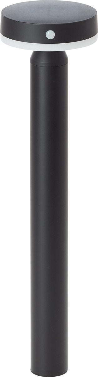 Brilliant Magua – Sockelleuchte für den Außenbereich – Höhe 50 cm – LED 4 W – Solar – 350 lm – 4000 K – Sensor – IP44 – Schwarz