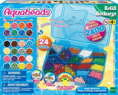 Markeneinheit Aquabeads im Koffer Mega Pearl -Paket nachfüllen