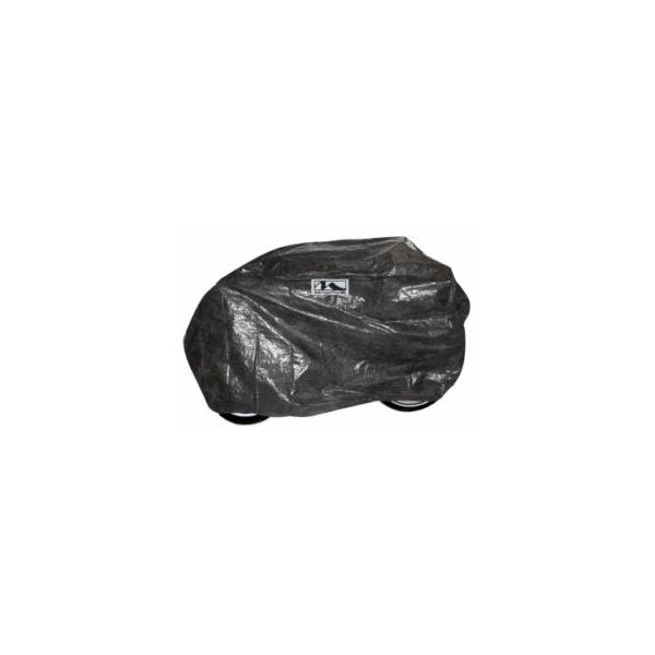 Fahrradgarage XXL - Fahrradgarage aus PEVA für alle gängigen Fahrräder, Roller - 230x135x65 cm - Planenmaterial - Schwarz