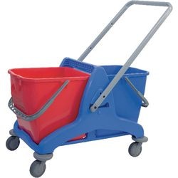 Rolleimer für 2x 25 Liter blau