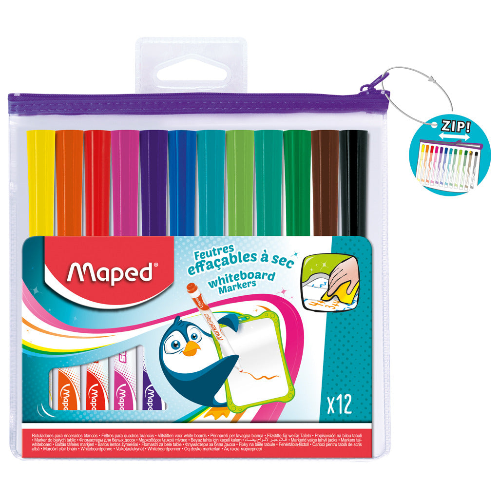 Mapped Mapped Whiteboard Marker 12 Farben