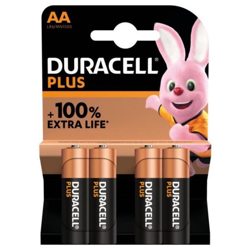 Duracell -Batterie plus AA MN1500 1,5 V LR6 Alkaline (4st)