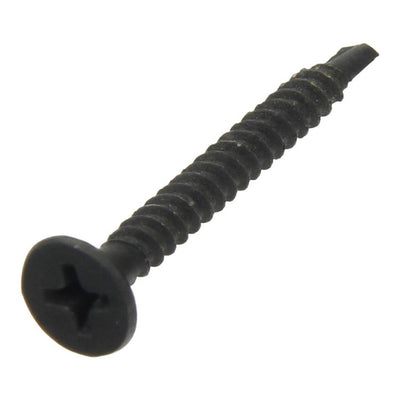 Mack 1020279 – Gipskarton-Scrf-Textpunkt schwarz phosphatiert. 500 Stück 3,5 x 35 mm | 2 Stk
