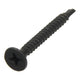 Mack 1020279 – Gipskarton-Scrf-Textpunkt schwarz phosphatiert. 500 Stück 3,5 x 35 mm | 2 Stk