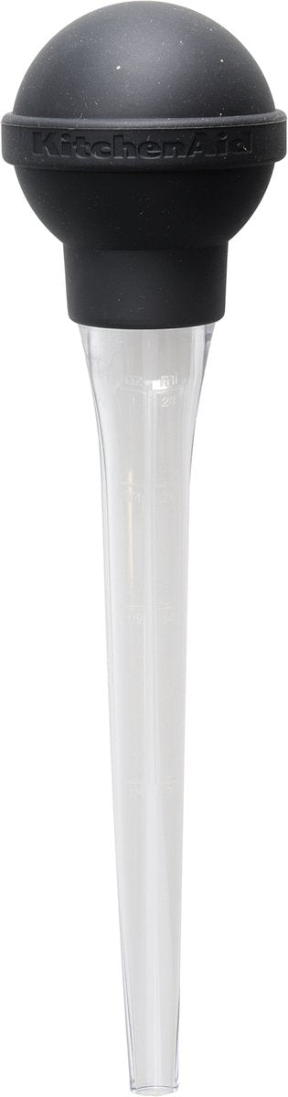 Kitchenaid Truthahnspritze, Truthahnspritze, 30,5 x 9,1 x 6,8 cm, Silikon – schwarz und transparent