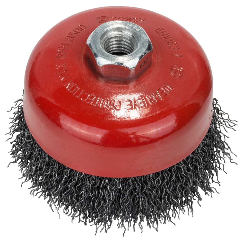 Bosch Zubehör Schüsselbürste | Welldraht | 100 mm – 2609256502