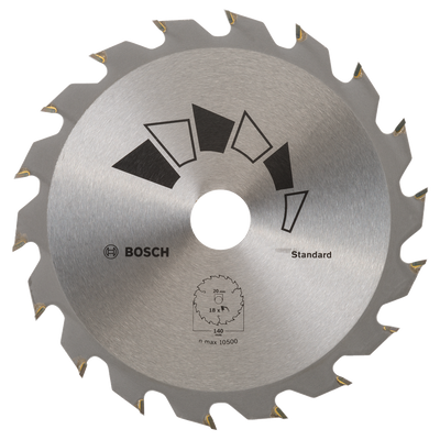 Bosch Zubehör Kreissägeblatt Standard 140x20 T18 - 2609256b54
