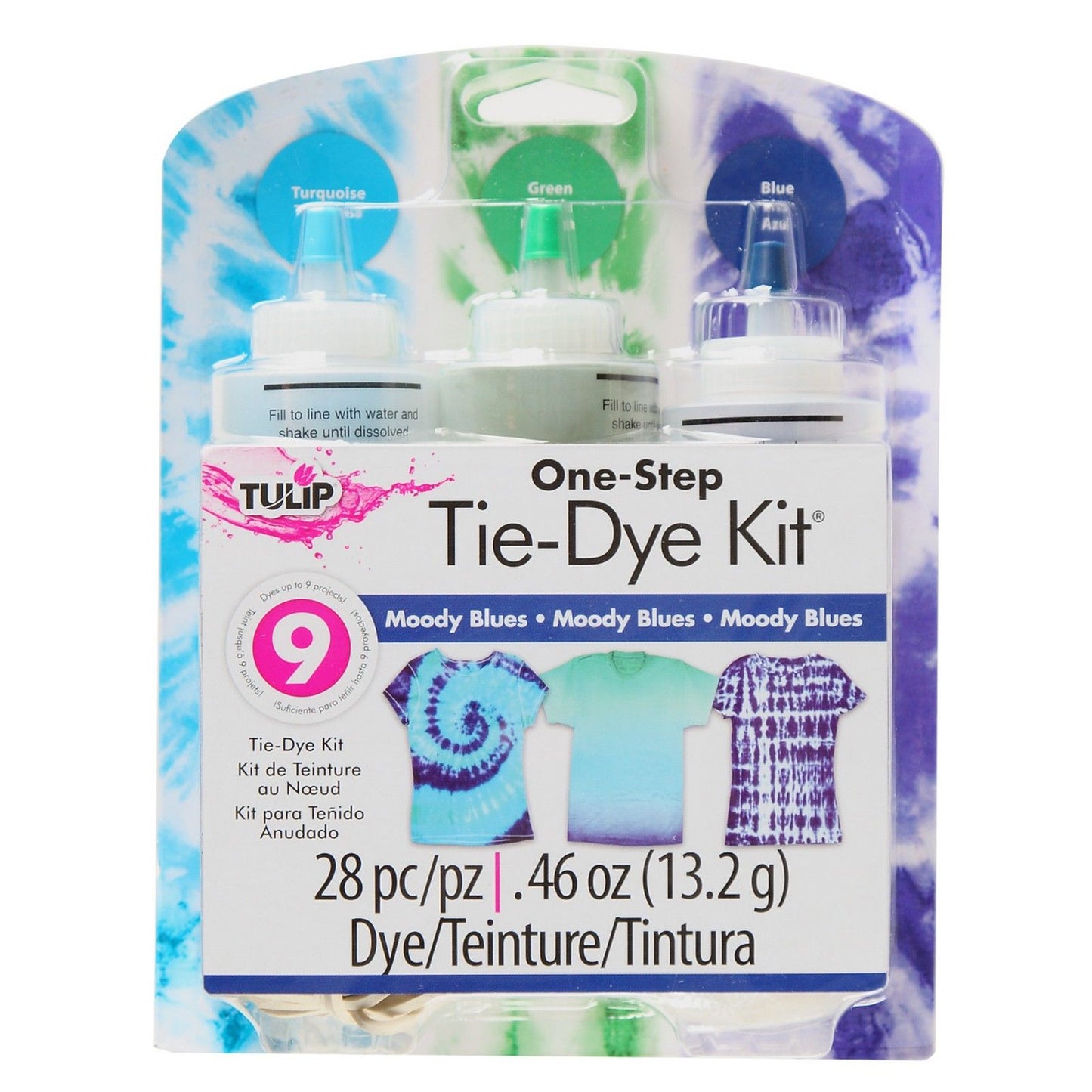 Tulpe One-Step Tie Dye Tulpe • Tie-Dye Kit 3 Farben Moody Blues