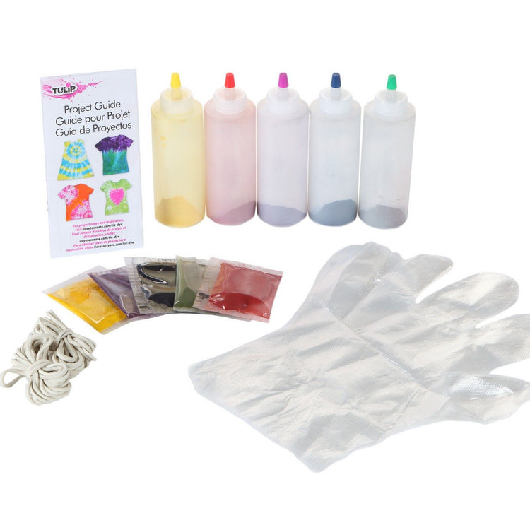 Tulpe One-Step Tie Dye Tulpe • Tie-Dye Kit 5 Farben Regenbogen