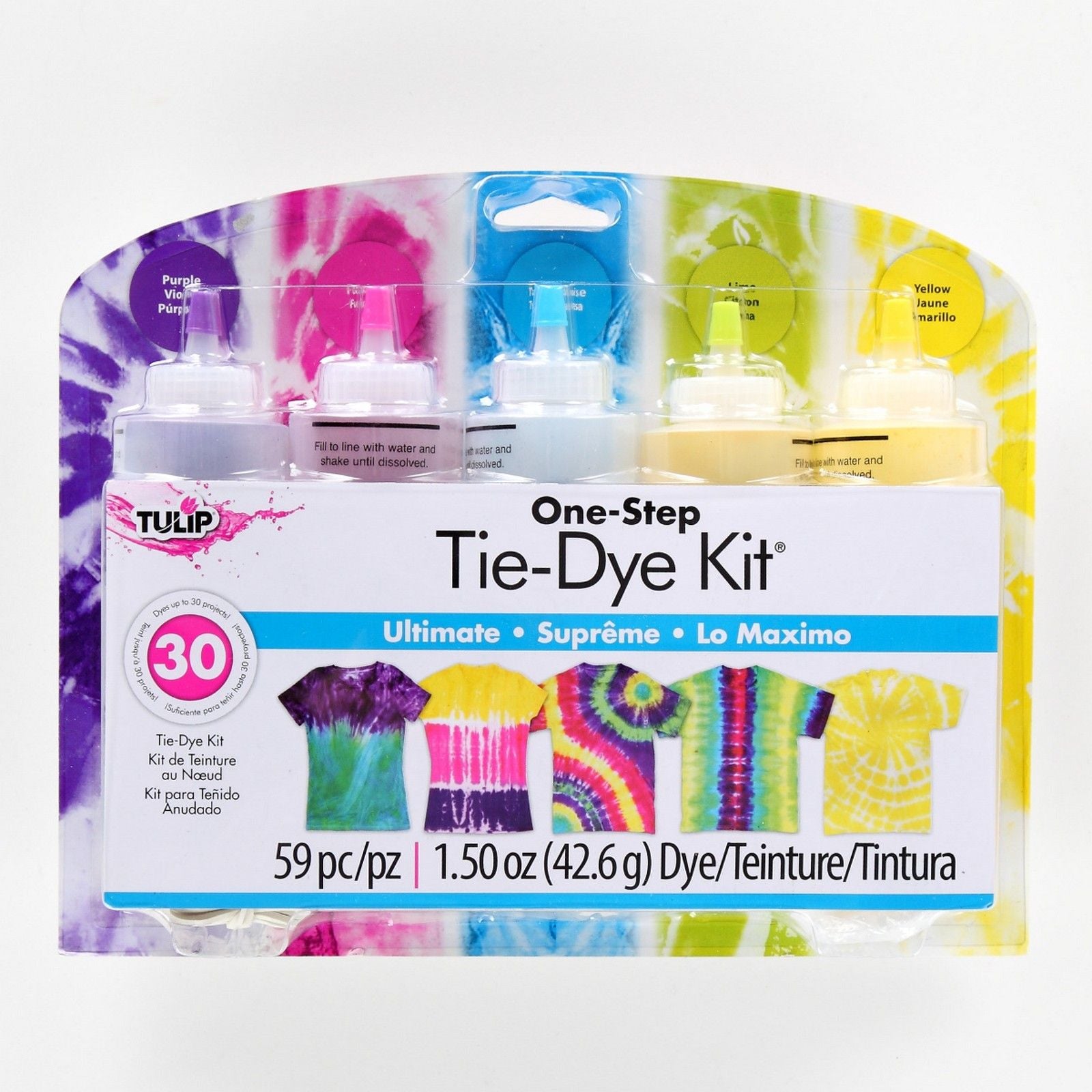 Tulpe Ein-Schritt-Batik-Tulpe • Batik-Set 5 ultimative Farben