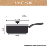 Tefal Tefal C42432 Renew+ Keramic Frying Pan 24 cm mit Deckel - afbeelding 6