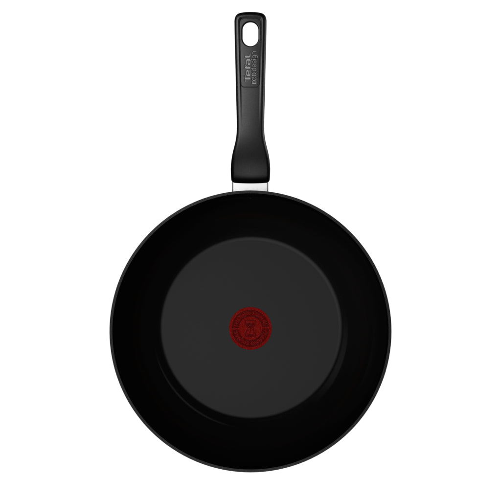 Tefal Cookware Tefal Renew Black Wokpan 28 cm Schwarz
