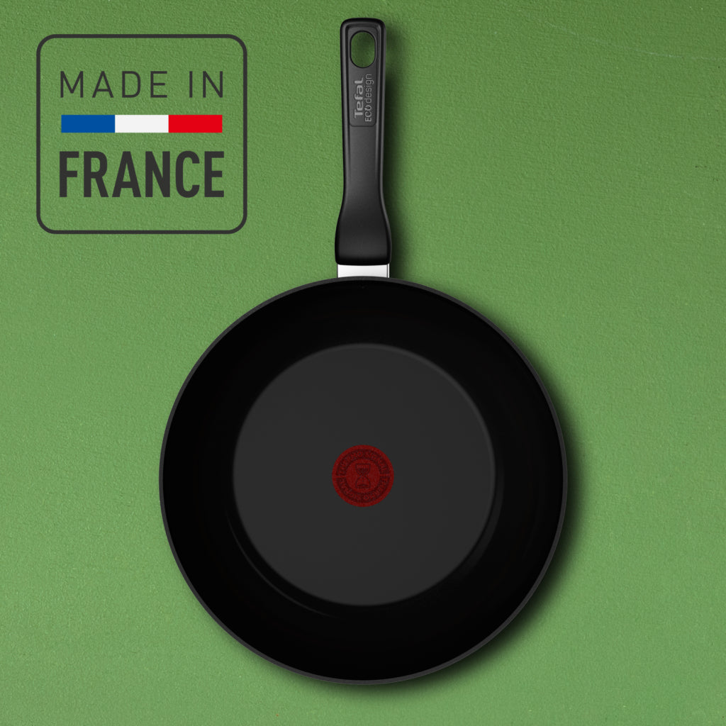 Tefal Cookware Tefal Renew Black Wokpan 28 cm Schwarz