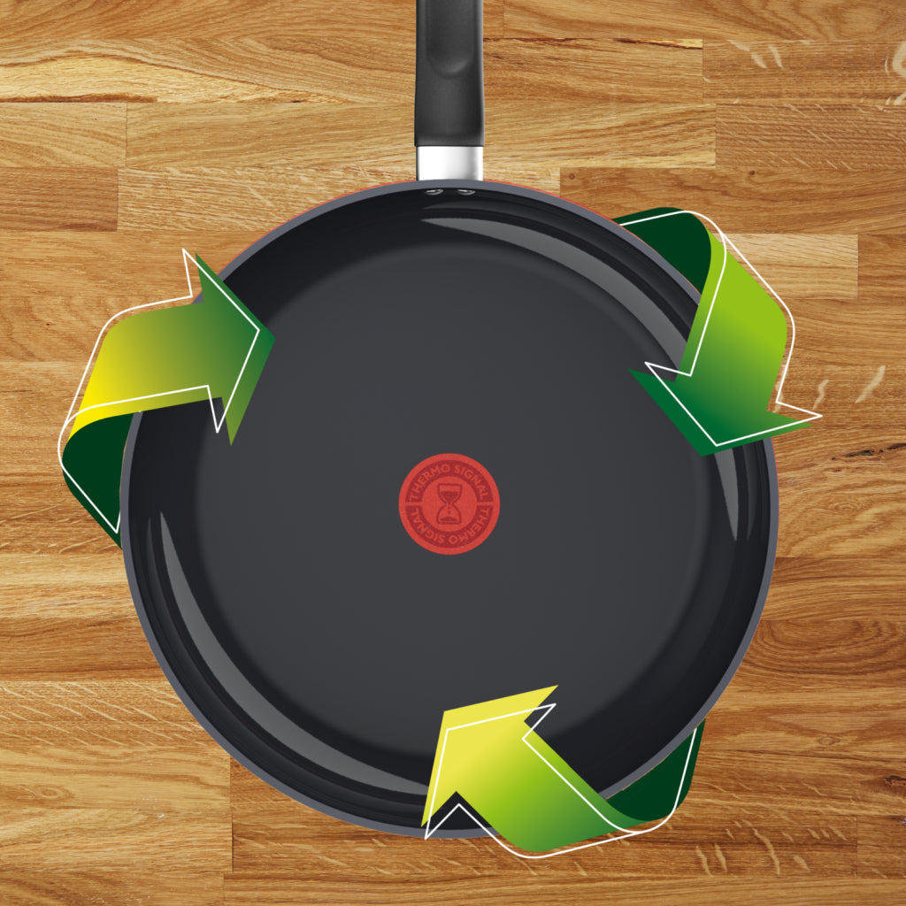 Tefal C47602 Wechseln Sie Schwarze Keramik -Pfanne 20 cm Schwarz