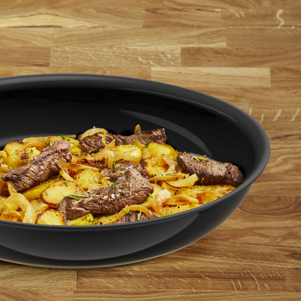 Tefal C47602 Wechseln Sie Schwarze Keramik -Pfanne 20 cm Schwarz
