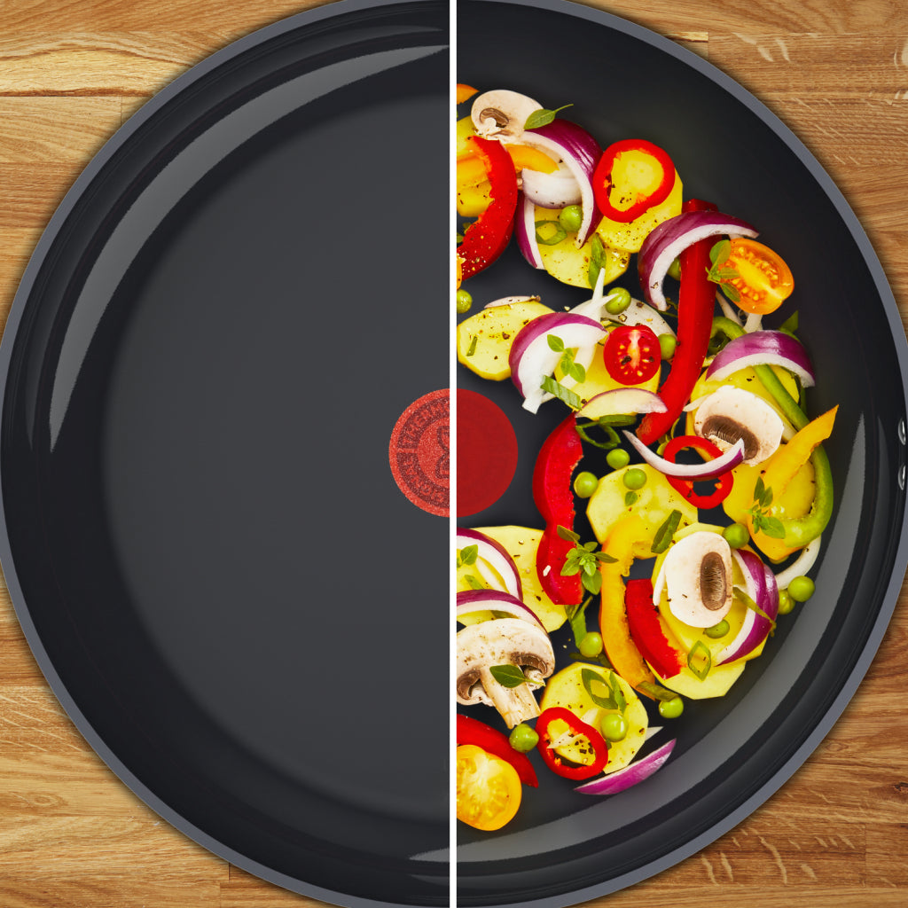 Tefal C47602 Wechseln Sie Schwarze Keramik -Pfanne 20 cm Schwarz