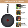 Tefal C47632 Wechseln Sie Schwarze Keramik -Pfanne 24 cm Schwarz